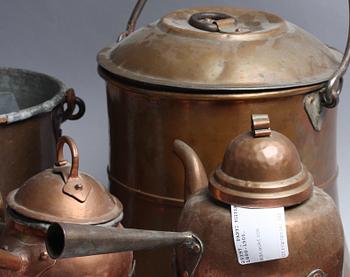 PARTI KOPPAR, 8 delar, 1800-1900.