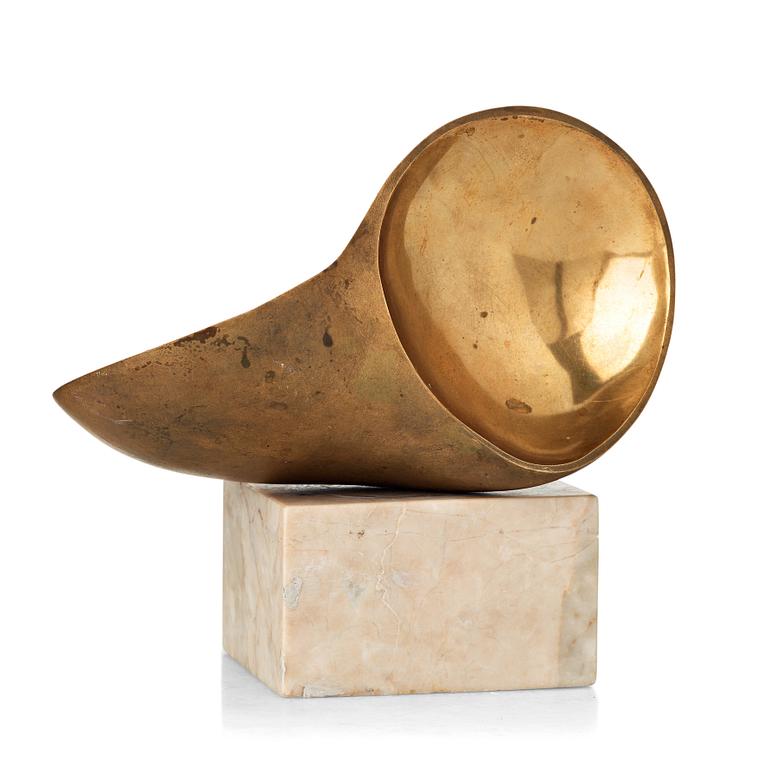 Christian Berg, CHRISTIAN BERG, Blasted and polished bronze, Signed C.B. Copy no 3. The motif conceived 1965.