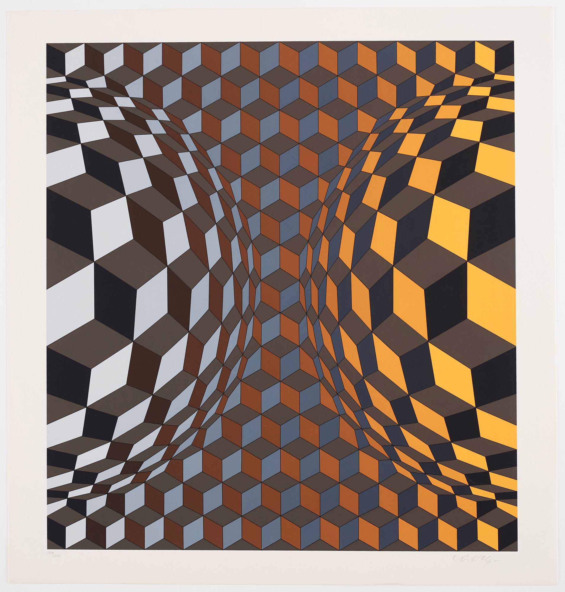 Victor Vasarely, "Louisiana-mappen".