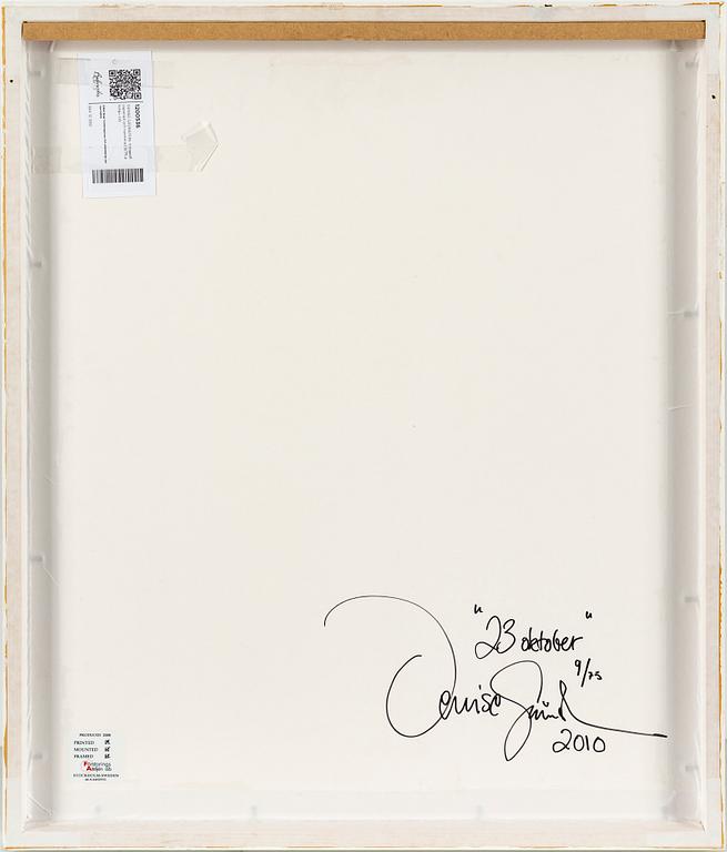 DENISE GRÜNSTEIN, fotografi signerad och numrerad 9/75 a tergo.