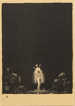 John Bauer, "Troll" ten lithographs in a folder.