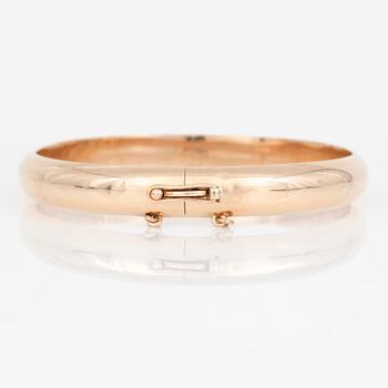 ARMRING, 14K guld.  Finland 1965. Total vikt 14,2 g.