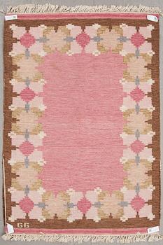 MATTA, rölakan, signerad GG (Gitt Grännsjö-Carlsson), ca 198x140 cm.