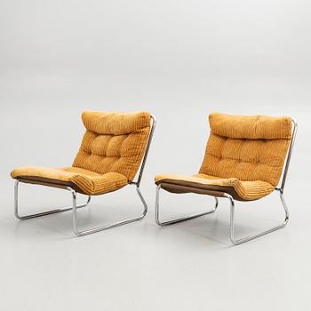 Fåtöljer, ett par, 1970-tal.