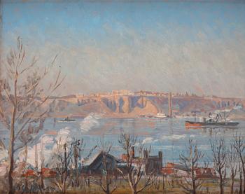 Oscar Matthiesen, New York, Hudson River.