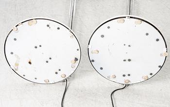 Per Sundstedt, golvlampor, ett par,  samt bordslampa, "Mars", Kosta Lampan, resp Ateljé Lyktan, sent 1900-tal.