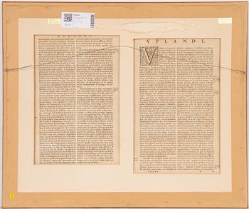 Johannes/Jean Blaeu, Karta, "Ducatus Uplandica".
