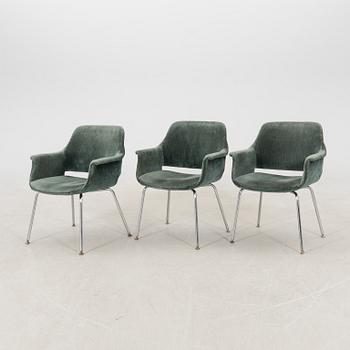Armchairs 3 pcs "Jupiter 08567" Asko Finland 1970s.