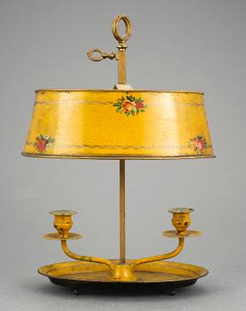 LÄSLAMPA, plåt, empirestil, 1900-tal.