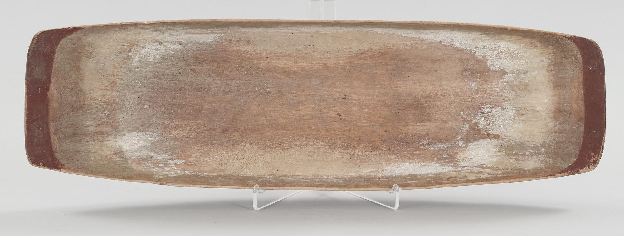 TRÅG, 2 st, allmoge, Hälsingland, 1800-tal.