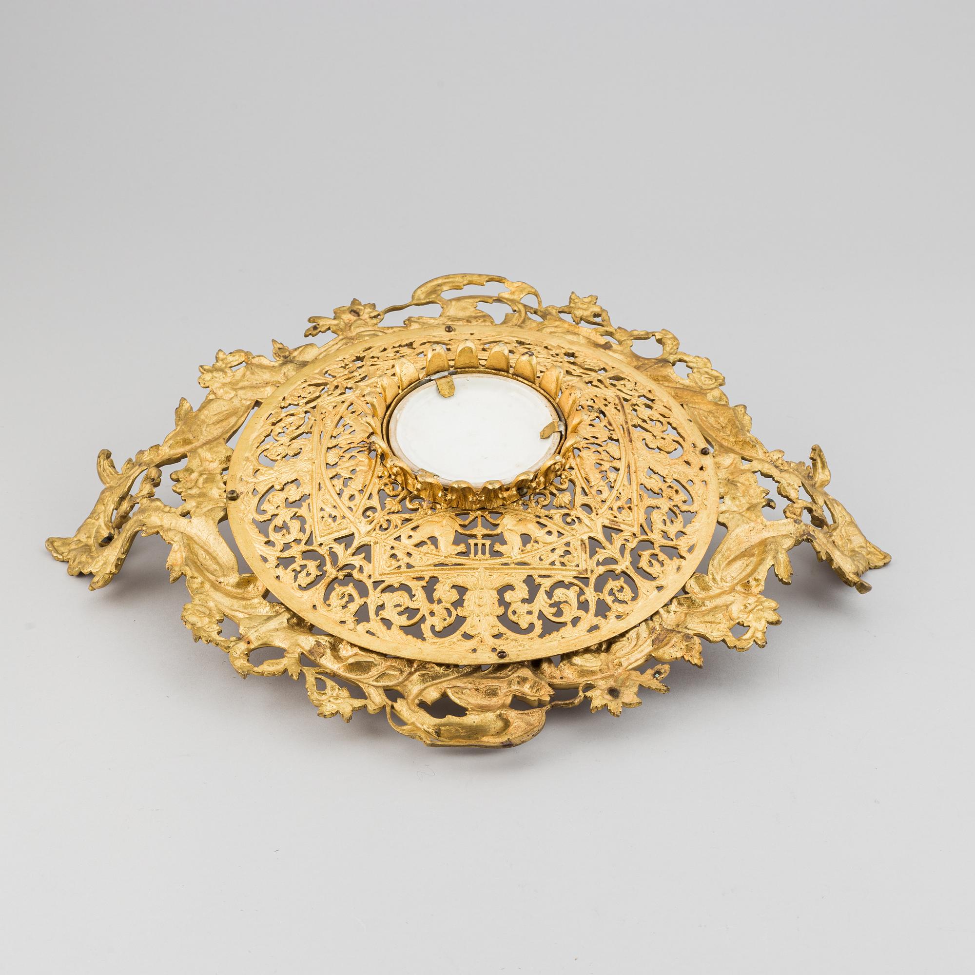 An ormolu and parcel-gilt table centerpiece, late 19th Century.