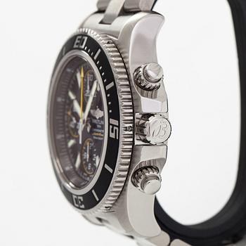 Breitling, Superocean, chronometre, 500m, wristwatch, 44 mm.