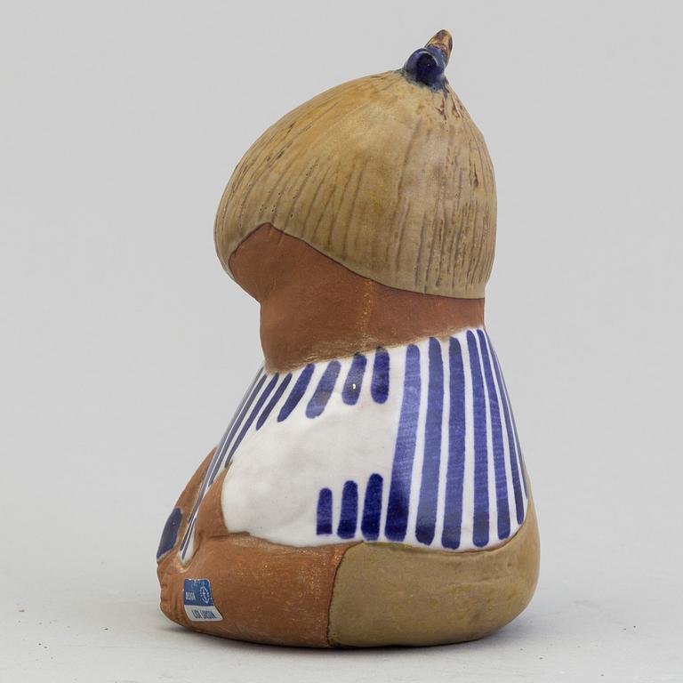 A stoneware figurine by LISA LARSON, 'Johanna', signed, Gustavsberg.