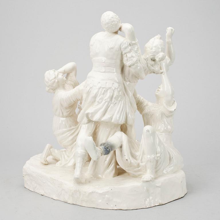 FIGURIN, porlsin, möjl Capo-di-monti, Neapel, tidigt 1800-tal.