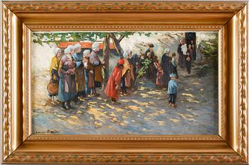 ALLAN ÖSTERLIND, olja på duk, signerad.