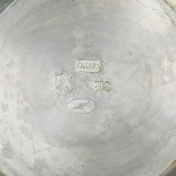 Edvin Ollers, a pewter bowl, Schreuder & Olsson, Stockholm, 1930.