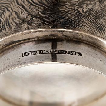 Pekka Turtiainen, A parcel-gilt silver creamer and sugar bowl, Helsinki 1971.