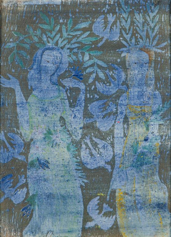 Birger Kaipiainen, relief, signerad Birger Kaipiainen 1942 Arabia.