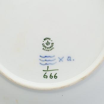 KAFFESERVIS, 18 delar, porslin, "Musselmalet", Kunglig Dansk, Danmark, 1900-tal.
