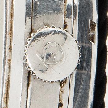 OMEGA, Railmaster, "Broad Arrow hands", "Naiad crown".