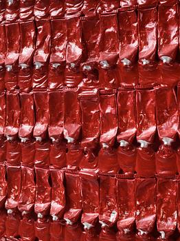 Arman (Armand Pierre Fernandez), "Monochrome Accumulation no: 2508".