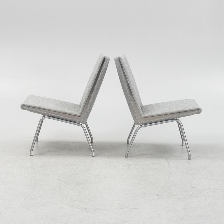Hans J Wegner, fåtöljer, ett par, "Kastrup Airport Lounge Chair", för AP Stolen.