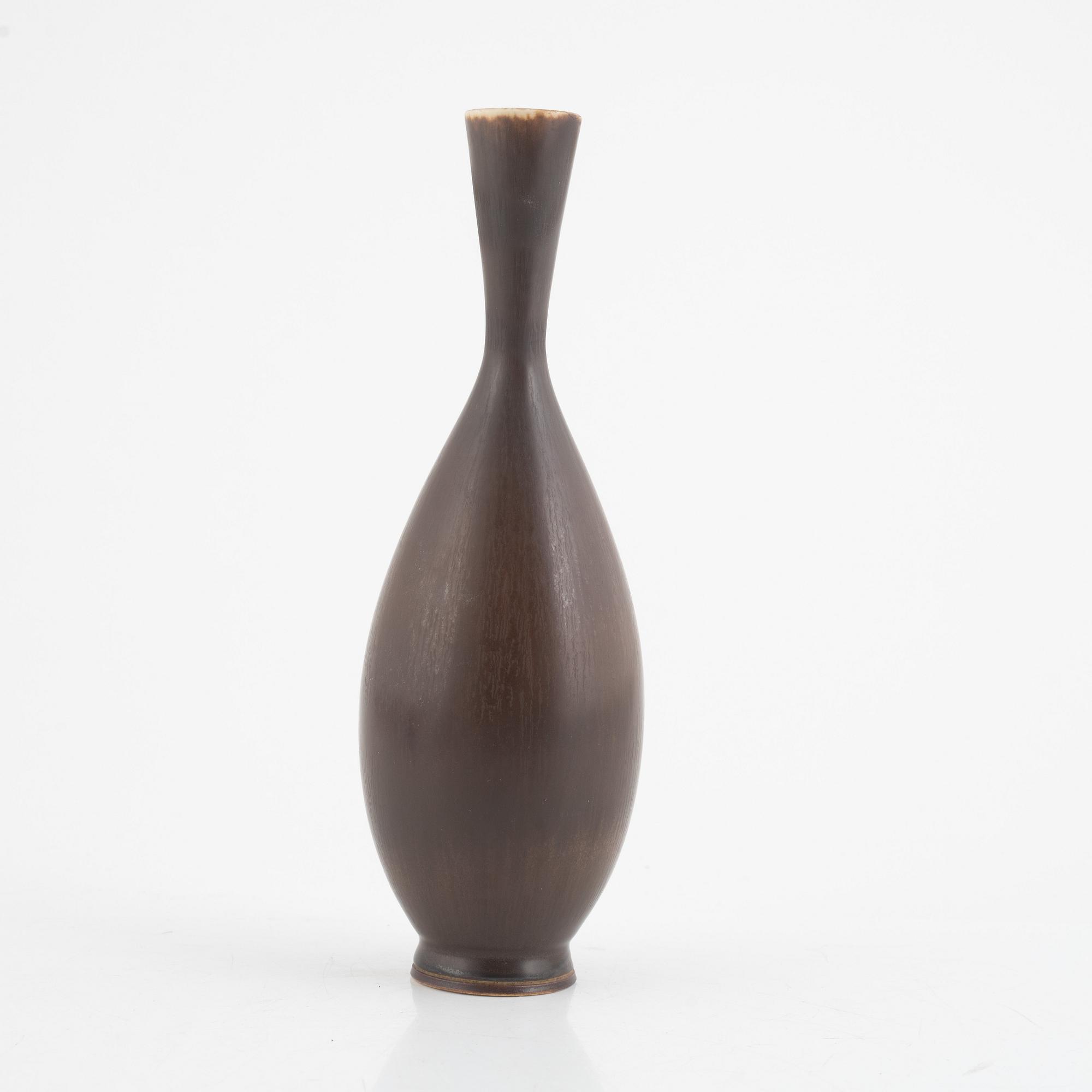 Berndt Friberg, a stoneware vase, Gustavsberg studio, Sweden 1965.