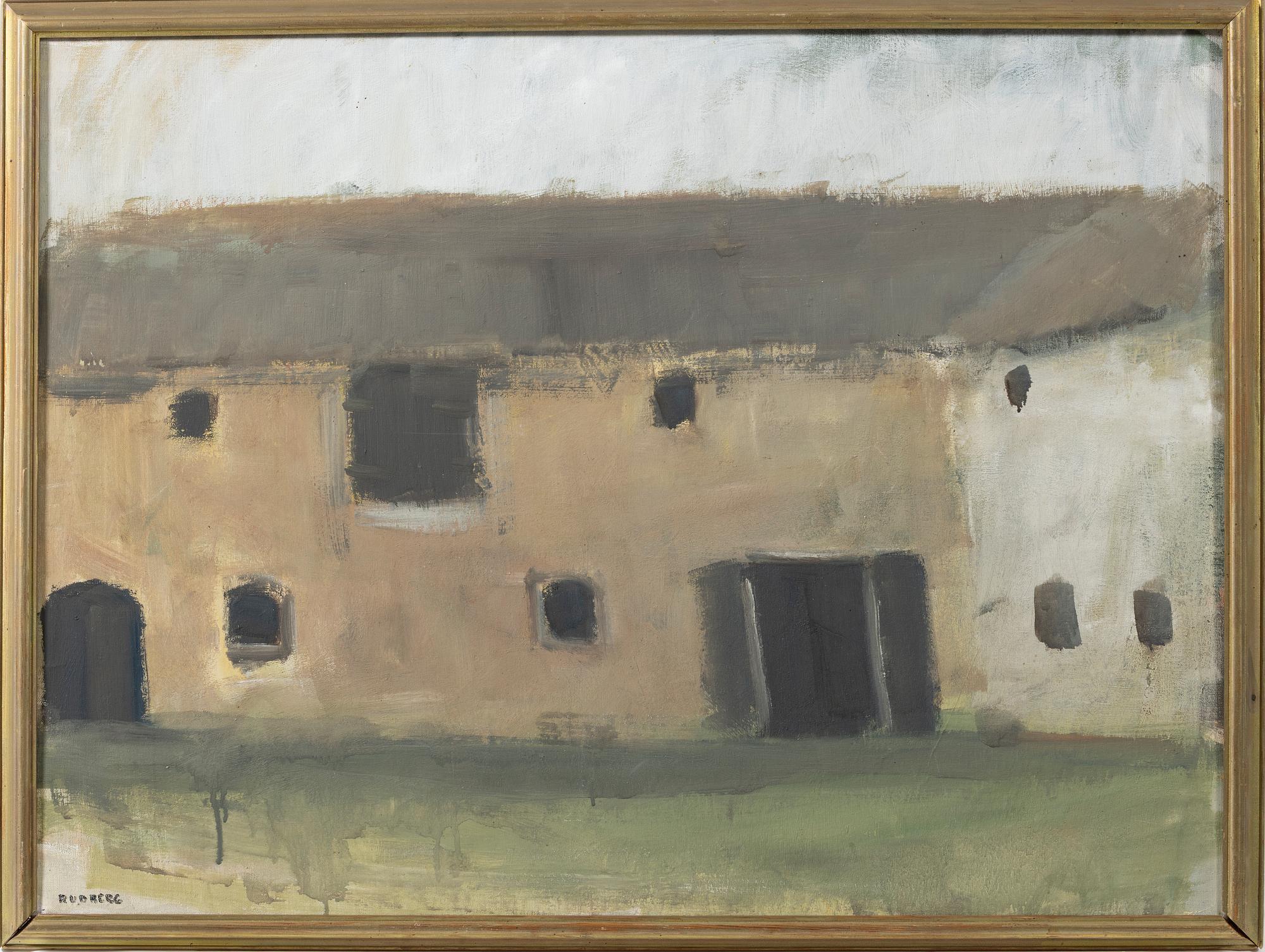 Gustav Rudberg, “Hven, Nämndemansgårdens interiör".