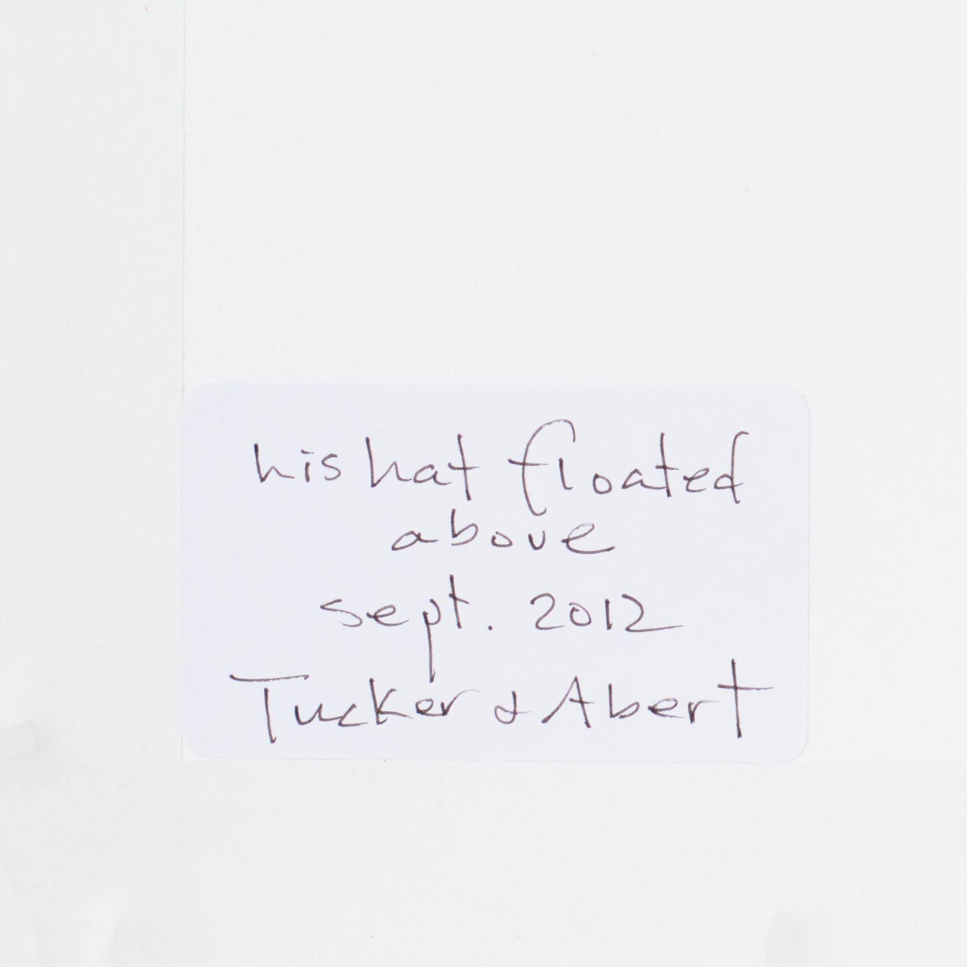 W Tucker, "His hat floated above".