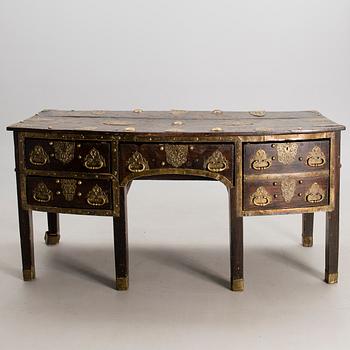 SKRIVBORD, indo-portugisisk stil, Indien sekelskiftet 1800/1900.