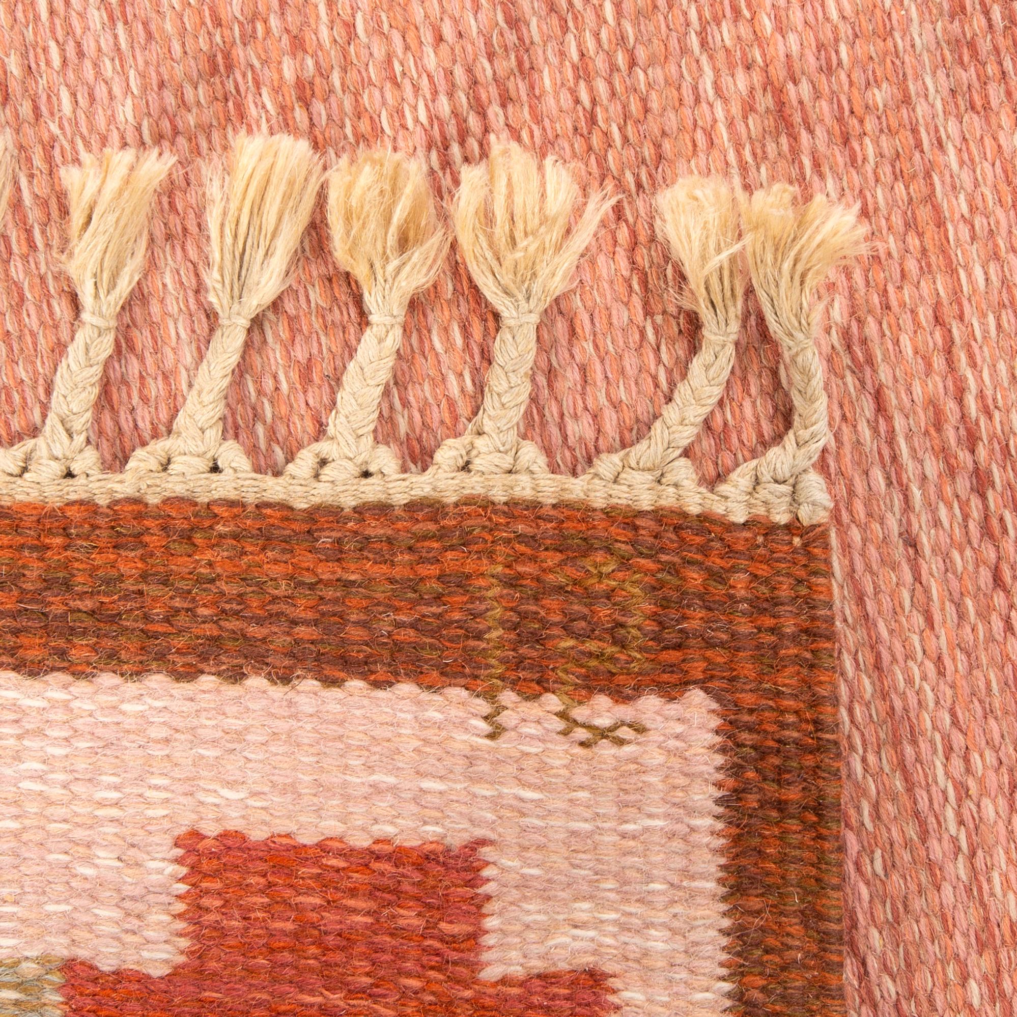A Swedish flat weave carpet Ingegerd Silow 252x166 cm.