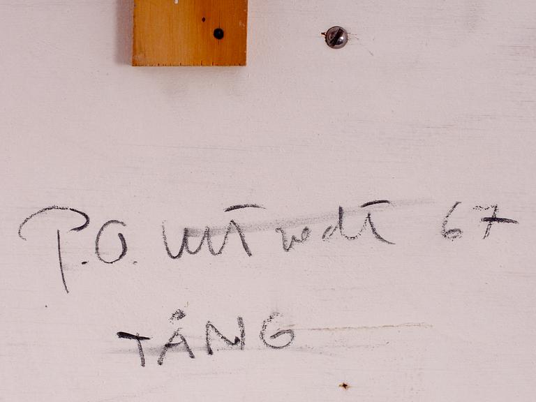 PER OLOF ULTVEDT, objekt, bemålat trä. Sign o dat 67 a tergo.