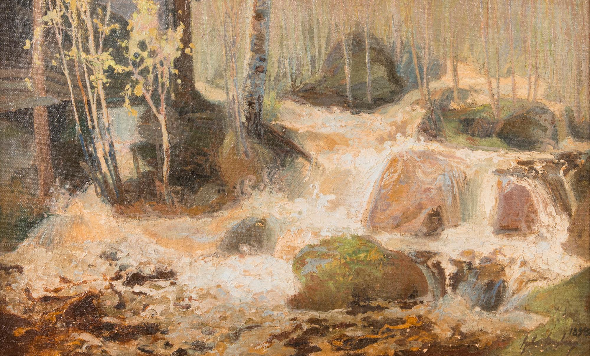 GABRIEL ENGBERG, oil on canvas, signed and dated 1898.