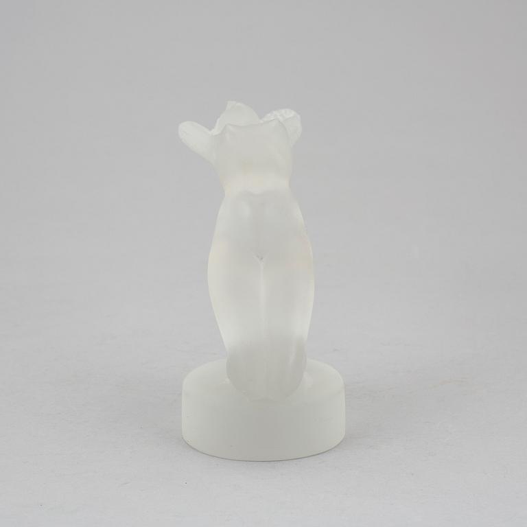 FIGURIN, glas, Lalique, Frankrike, 1900-talets andra hälft.