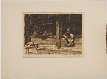 Erich Wolfsfeld, Tre stycken etsningar.