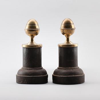 ELDHUNDAR, 1 par, 1800-talets andra hälft.