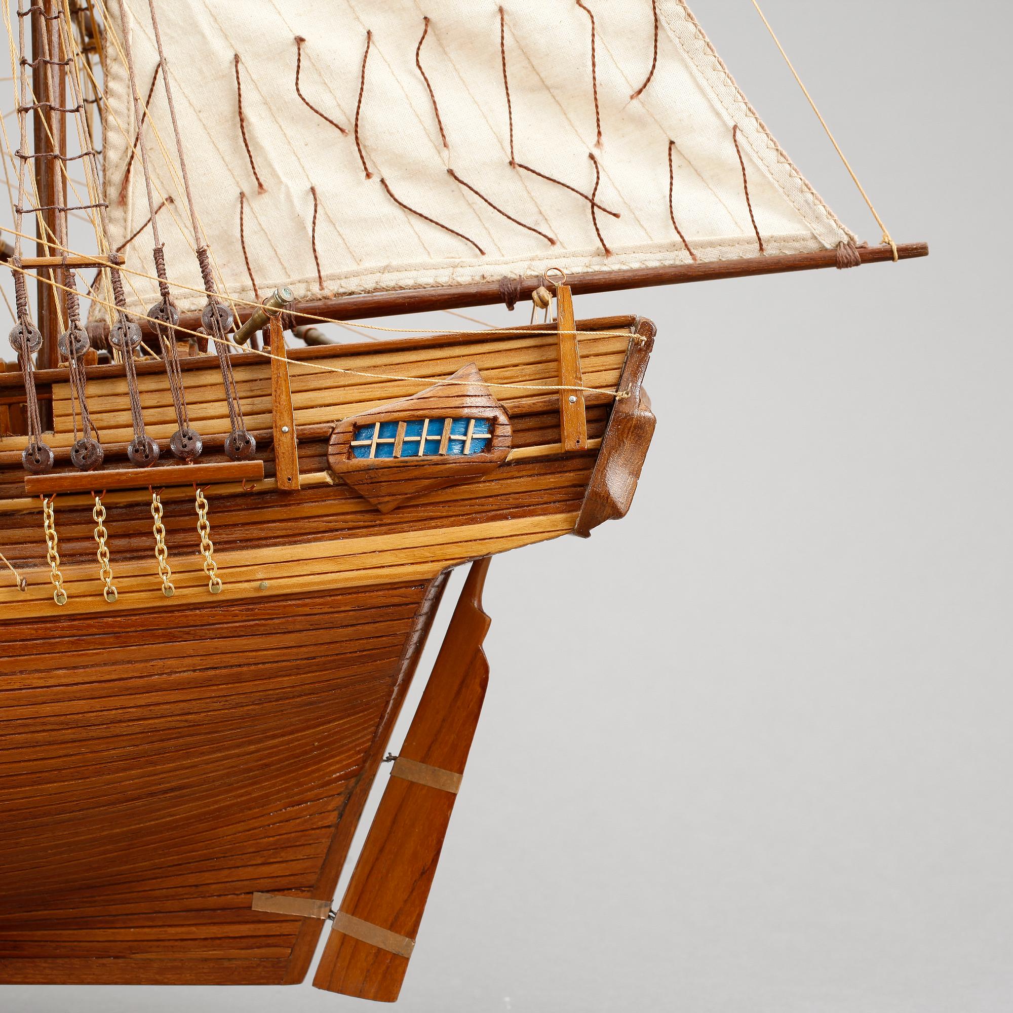 SKEPPSMODELL, "HMS Bounty 1787", 1900-talets andra hälft.