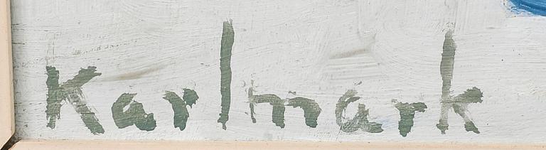 Gerhard Karlmark,  oil on panel signed.