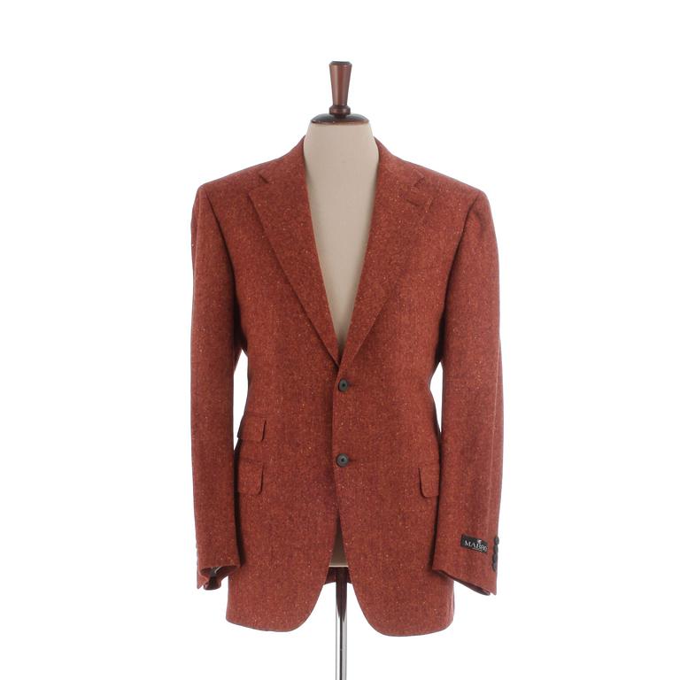 MABRO, a men's red and orange jacket, size 52.