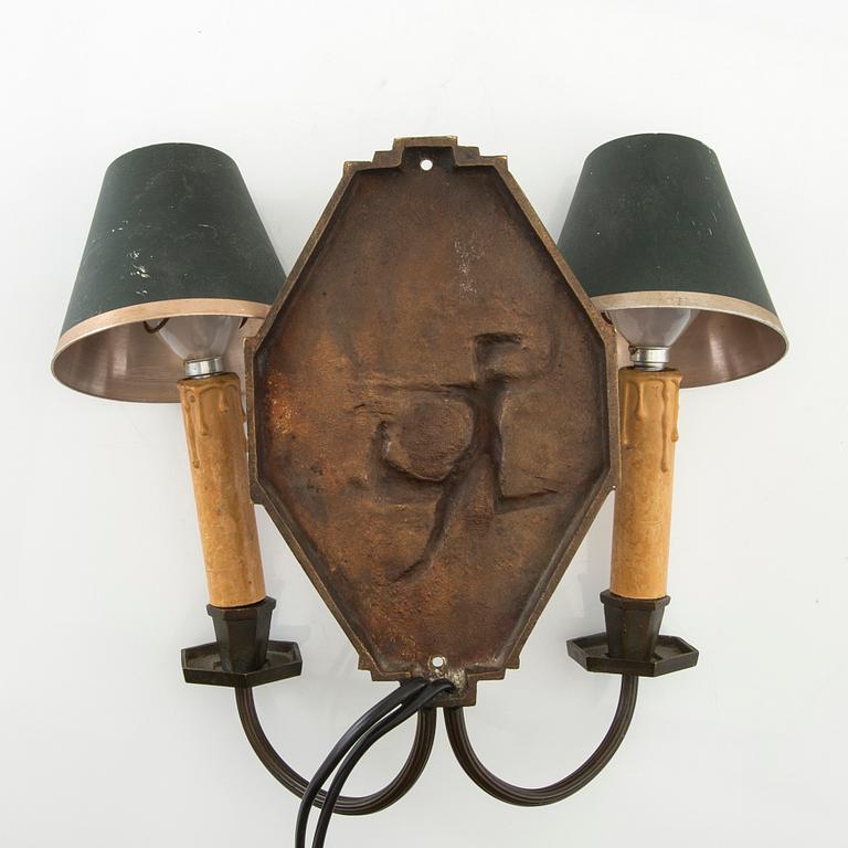 Wall lamp Swedish Modern 1940s.