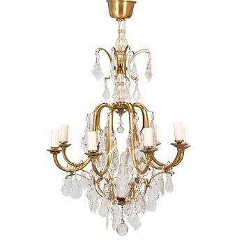 Paavo Tynell, a mid-20th century '1465/8' chandelier for Taito,