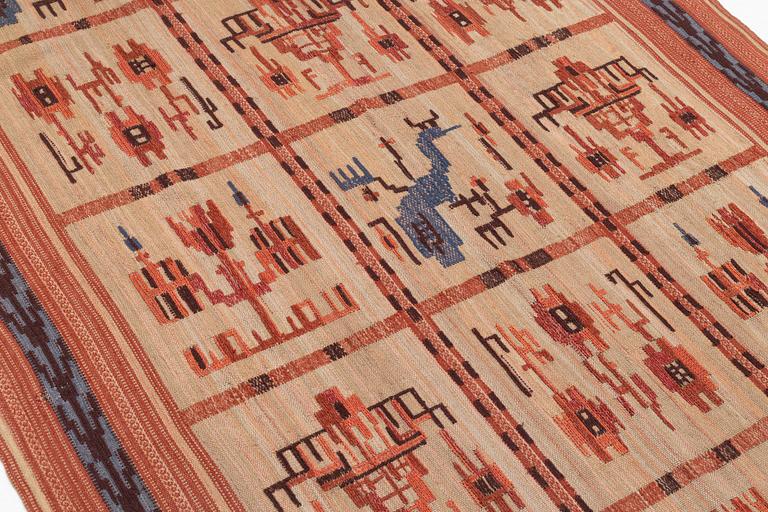 Märta Gahn, a drape, flat weave, c. 240 x 148 cm.