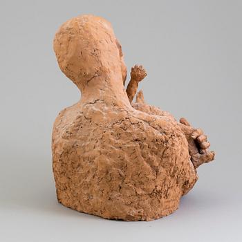 ASMUND ARLE, Sculpture, tarracotta, signed Asmund arle and dated -71.