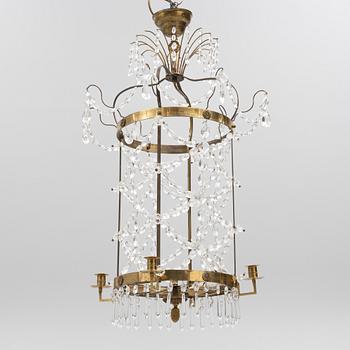 Ljuskrona, för fyra ljus, 1800-tal, Louis XVI-stil.