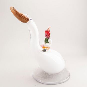 Ludvig Löfgren, a unique glass sculpture signed and dated 2016.