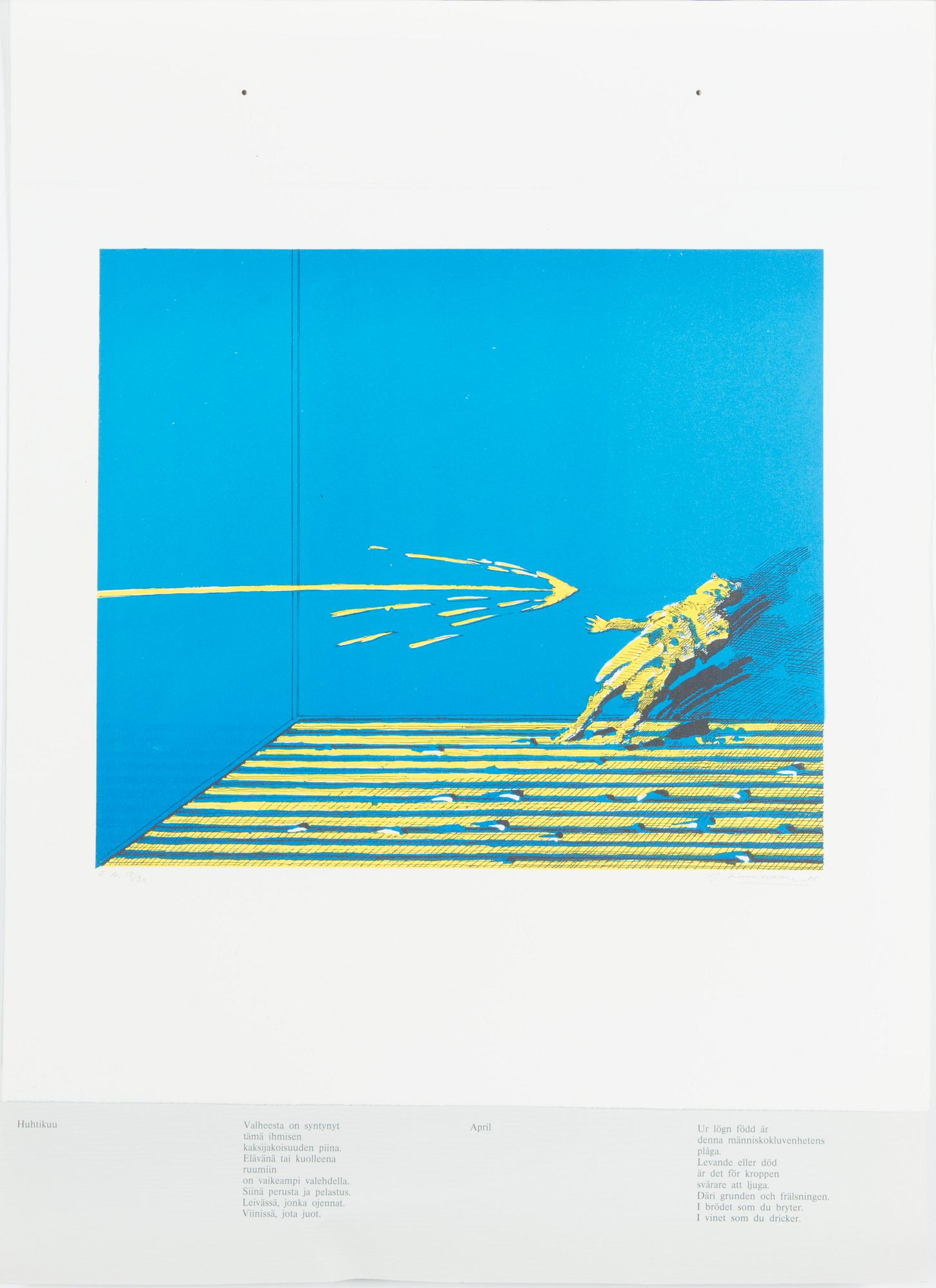 Grafikportfölj, 12 st, "Ljusets år".