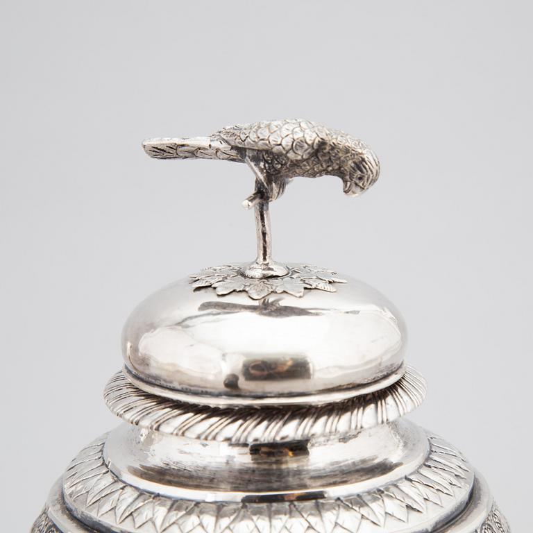 A Swedish Empire Silver Coffee Pot, mark of AF Hellman, Uppsala 1831.