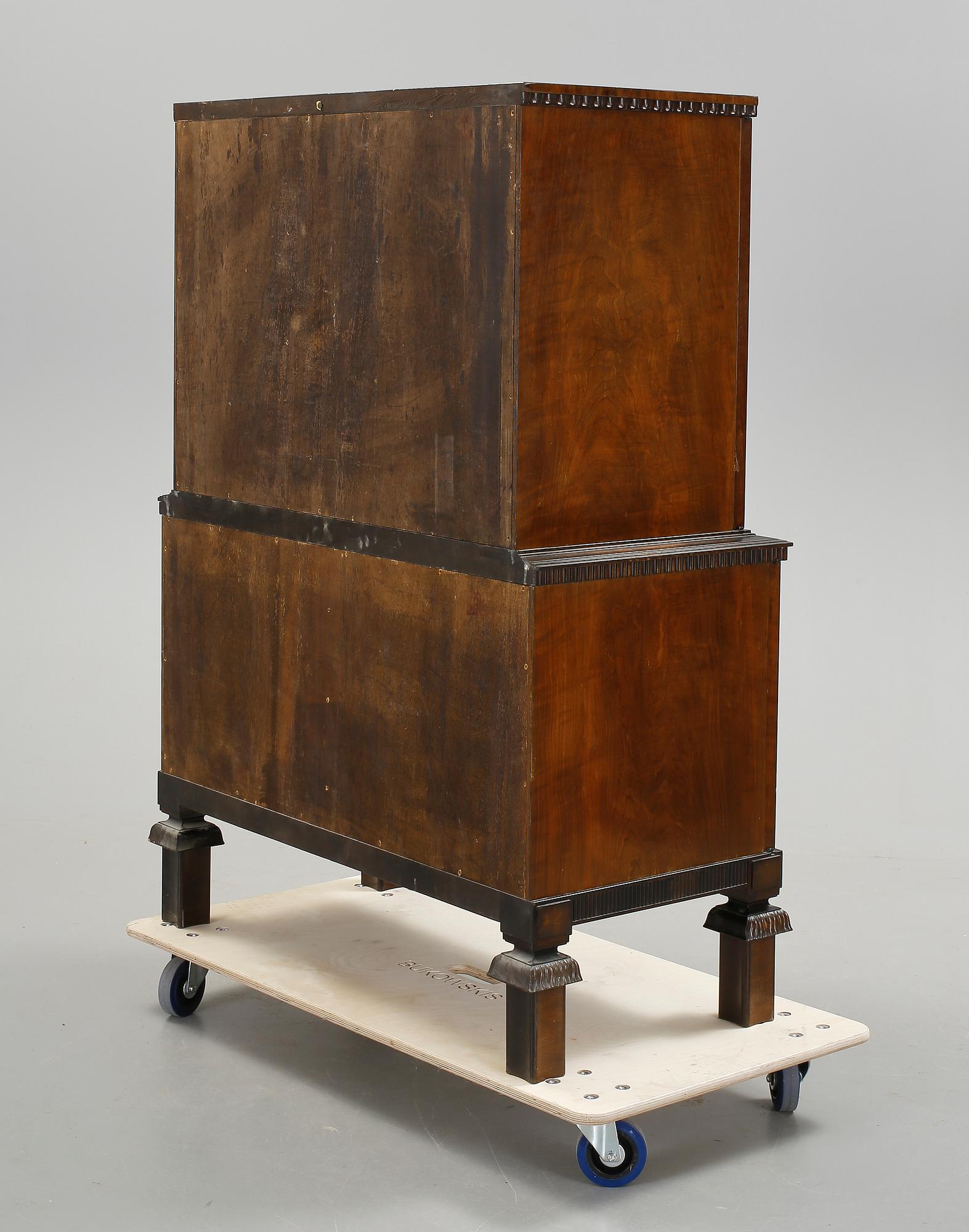 SKÅP, möjligen Mjölby Intarsia, Art Deco, 1936.