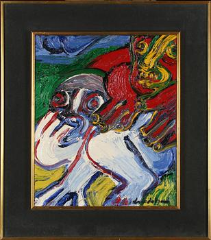 BENGT LINDSTRÖM, olja på duk, signerad och daterad à tergo -74.