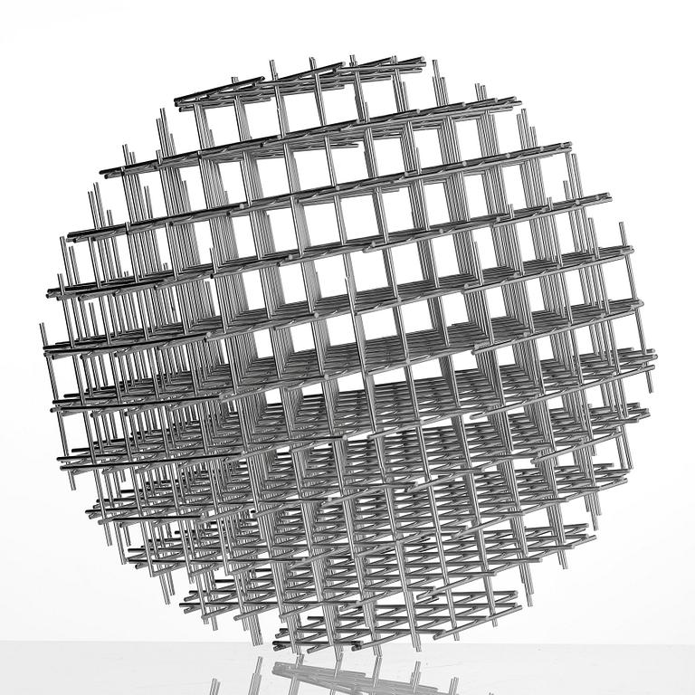 Francois Morellet, "Sphère-trames".